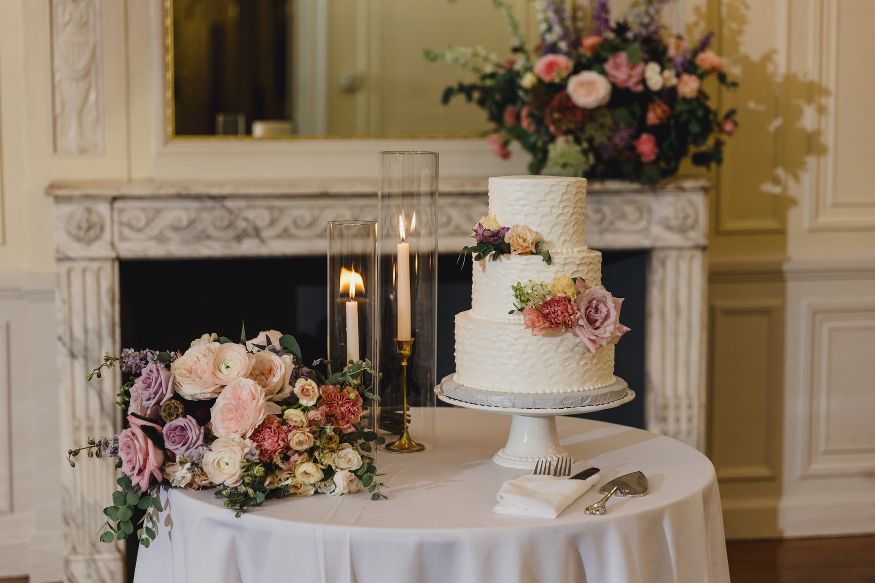 Wedding bouquet detail